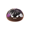 Squishy Dumpling Bat Halloween Glitter Zwart tijdens het knijpen, zacht materiaal