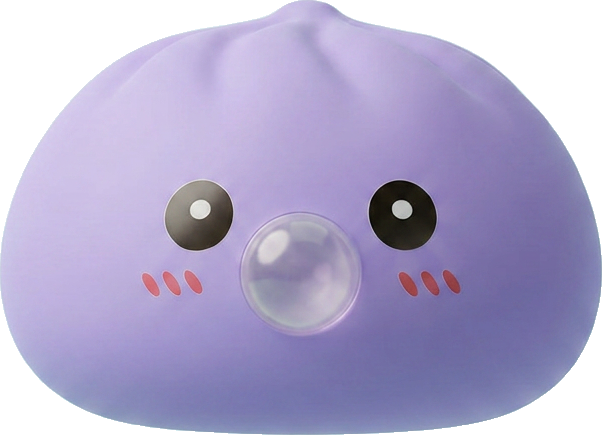 Big Dumpling Squishy Oceaanblauw tijdens het knijpen, zacht materiaal