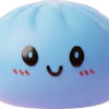 Dumpling Squishy Blauw Oceaan tijdens het knijpen, zacht materiaal