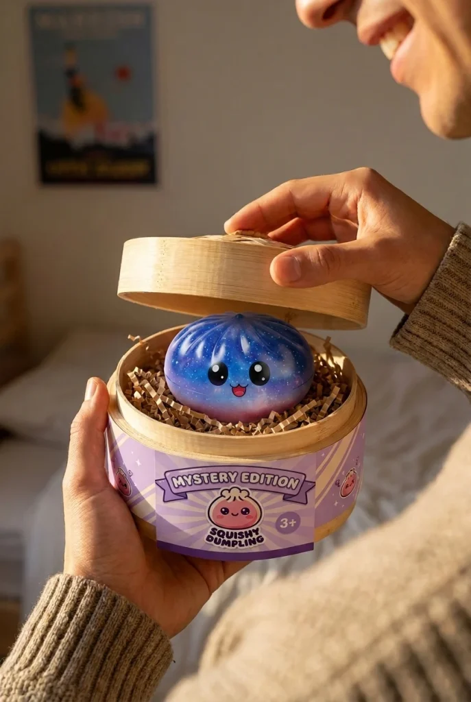 Mystery Dumpling Squishy Charmant Verrassing tijdens het uitpakken