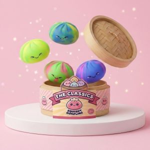 Rainbow Dumpling Squishy Mystery – Verrassing in Kleur tijdens het knijpen, zacht materiaal