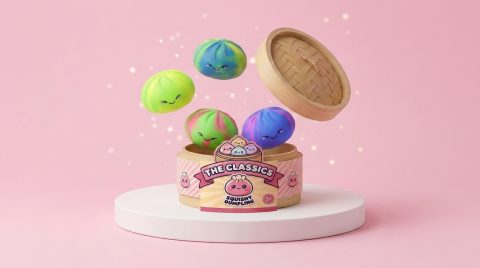 Rainbow Dumpling Squishy Mystery – Verrassing in Kleur tijdens het knijpen, zacht materiaal