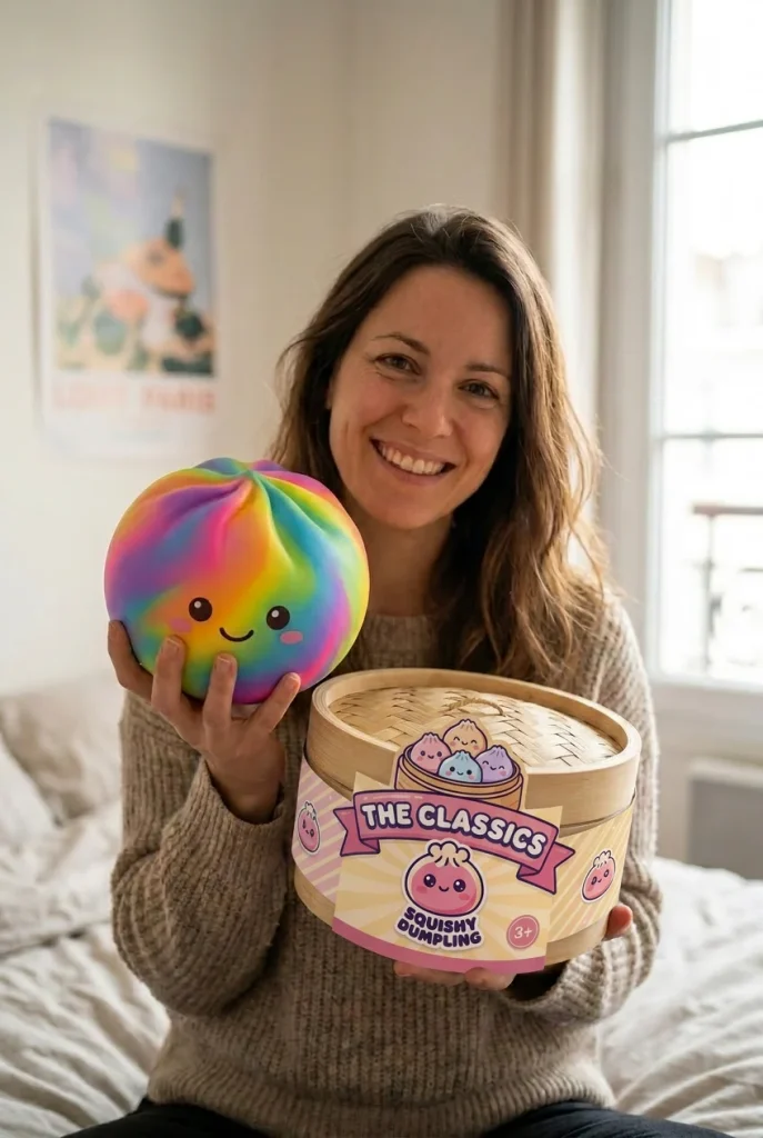 Rainbow Dumpling Squishy Mystery – Verrassing in Kleur met zijn doos