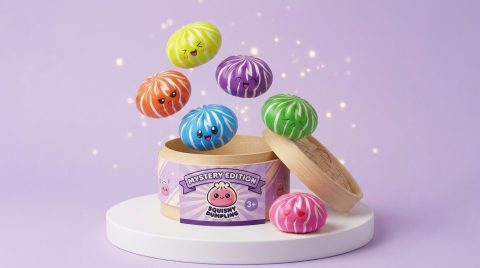 Dumpling Squishy Bun Mystery – Zachte Verrassing tijdens het knijpen, zacht materiaal