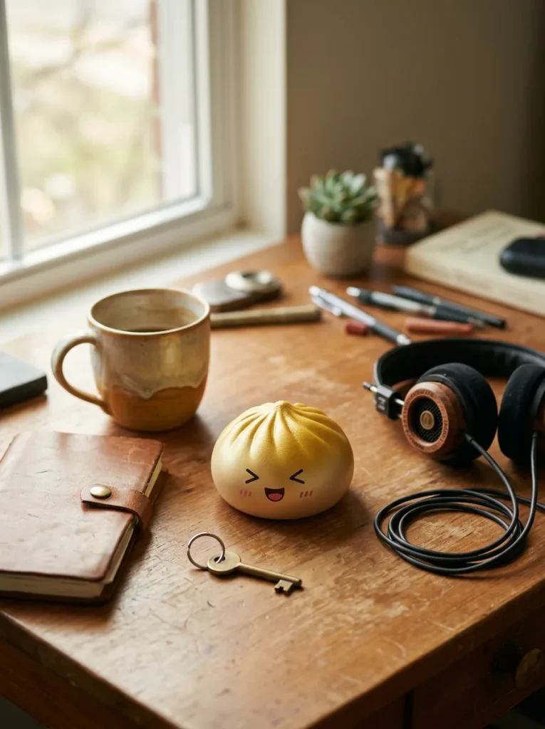 Dumpling Squishy Bun Mystery – Zachte Verrassing op het bureau