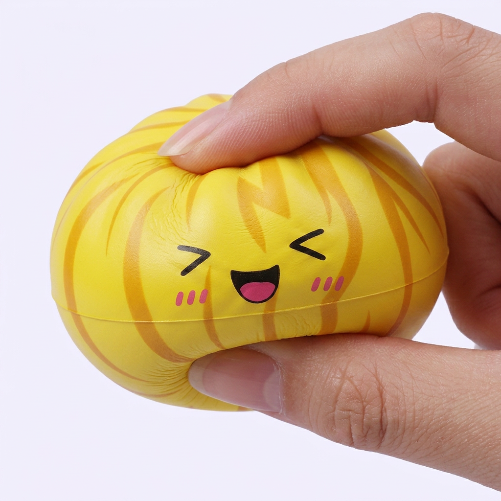 Dumpling Squishy Bun Mystery – Zachte Verrassing — slow-rise effect, het schuim vert langzaam terug