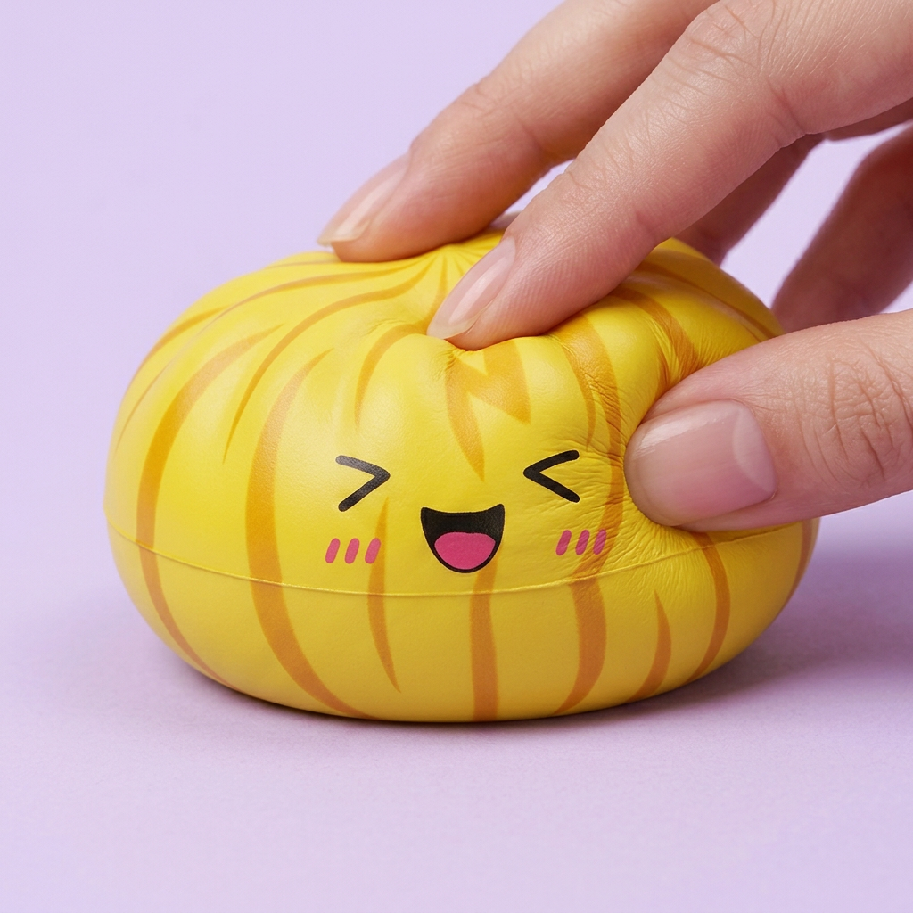 Dumpling Squishy Bun Mystery – Zachte Verrassing tijdens het knijpen, zacht materiaal