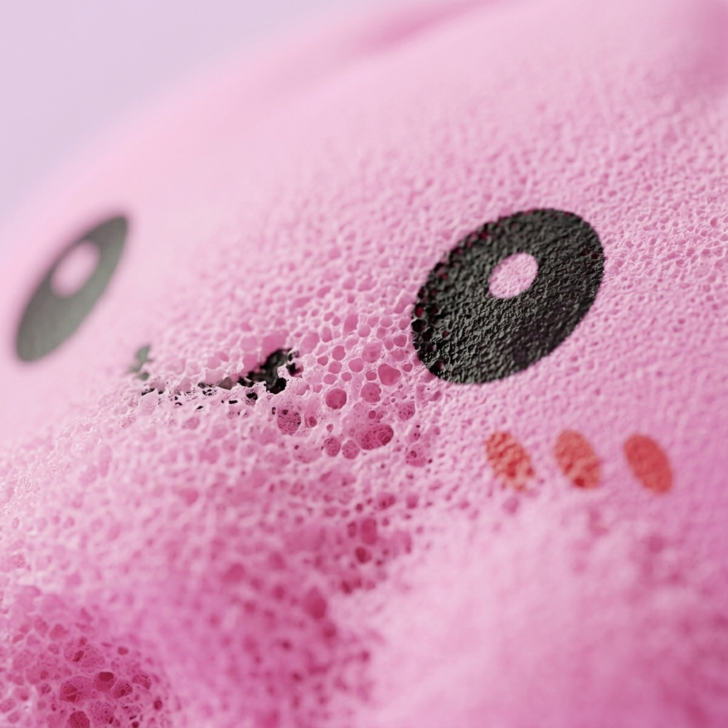 Squishy Dumpling Mystery Box – Verrassingspakket — macro-close-up van de textuur