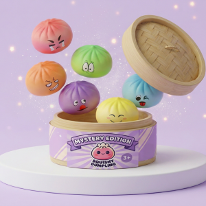 Dumpling Squishy Mystery Bun Verrassing tijdens het knijpen, zacht materiaal