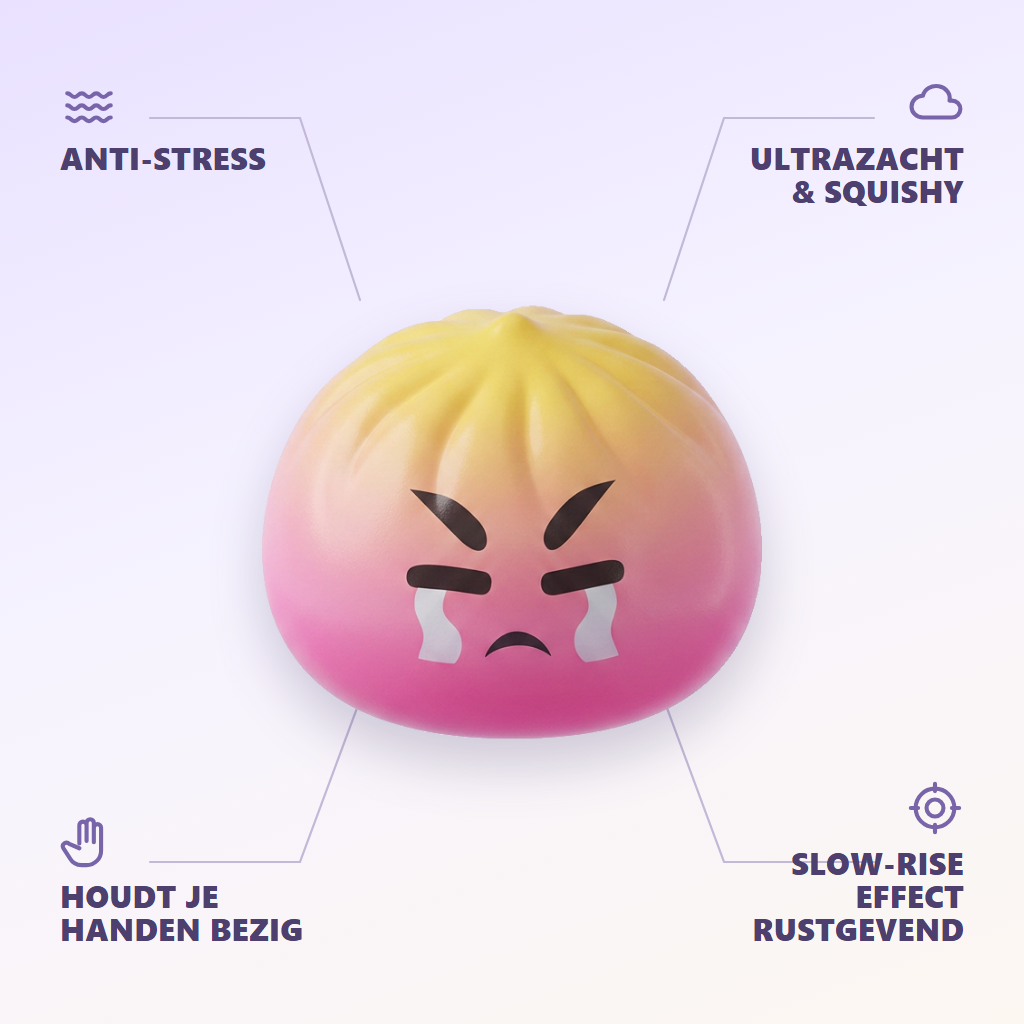 Dumpling Squishy Mystery Bun Verrassing — zijn voordelen