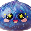 Galaxy Dumpling Squishy Kosmische Glitter tijdens het knijpen, zacht materiaal