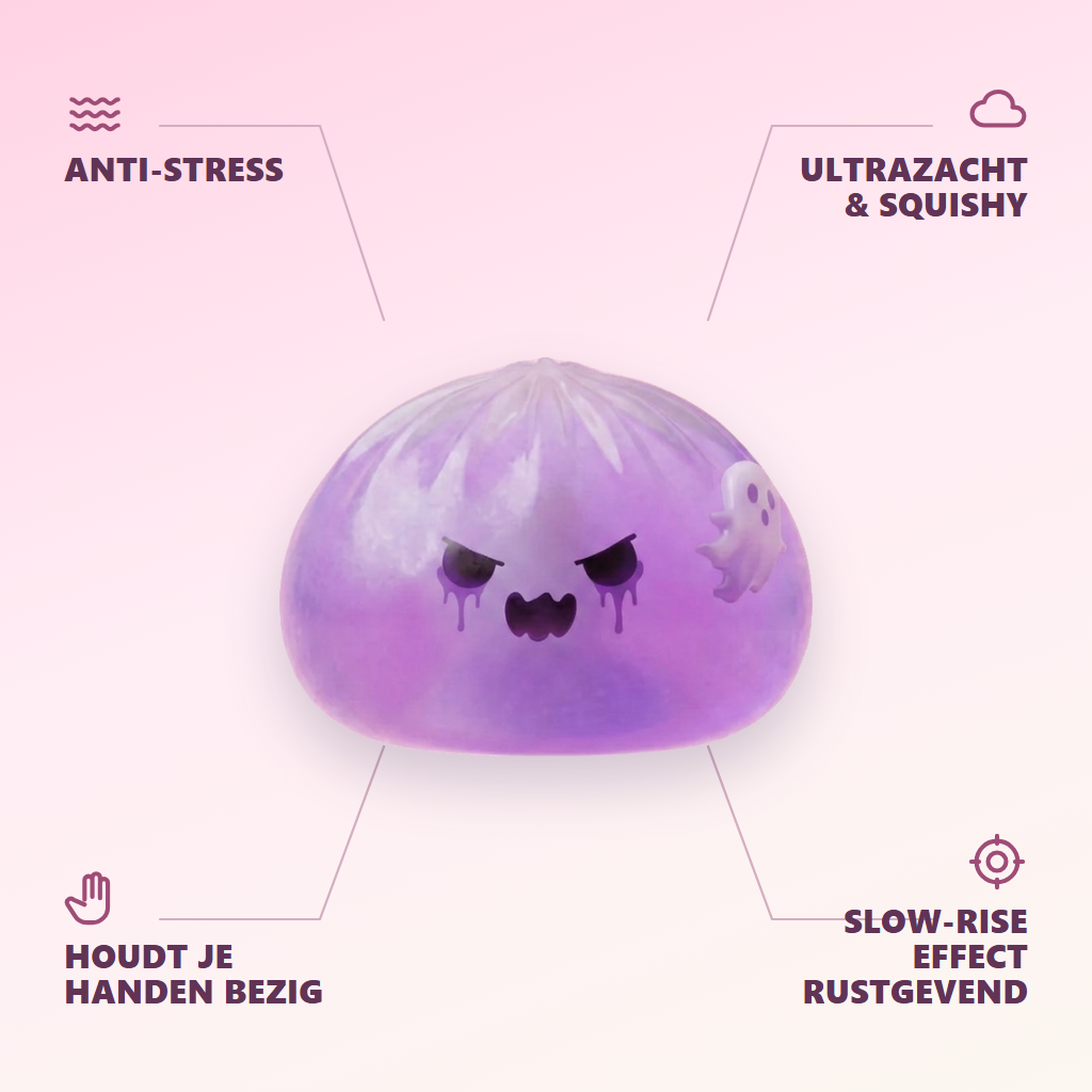 Ghost Dumpling Squishy Boo — zijn voordelen