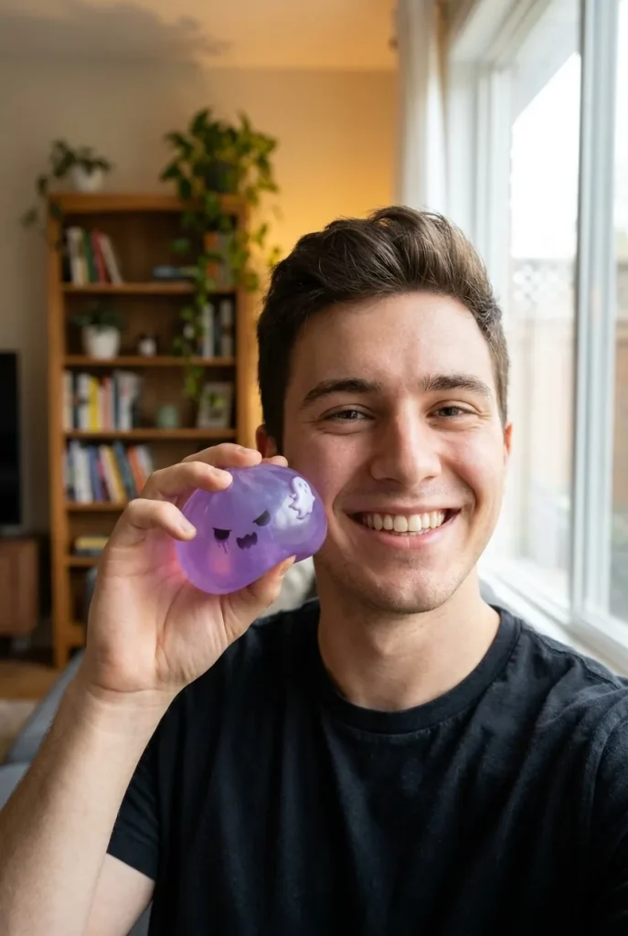 Ghost Dumpling Squishy Boo in het dagelijks leven