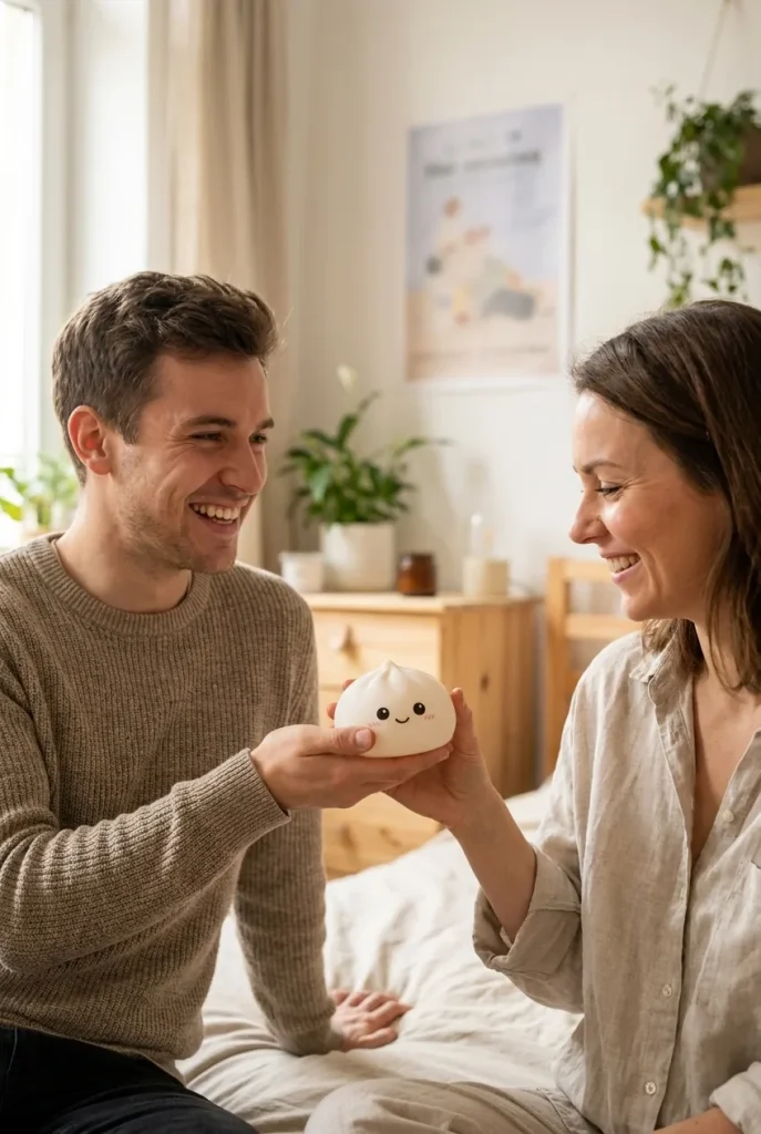 Giant Dumpling Squishy XXL 25 cm als cadeau-idee