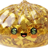 Gold Dumpling Squishy Zeldzame Editie tijdens het knijpen, zacht materiaal