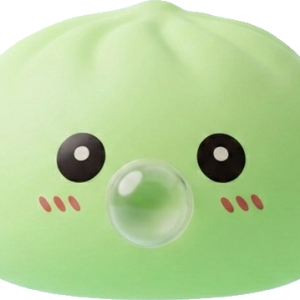 Dumpling Squishy Groen Fris Natuur tijdens het knijpen, zacht materiaal