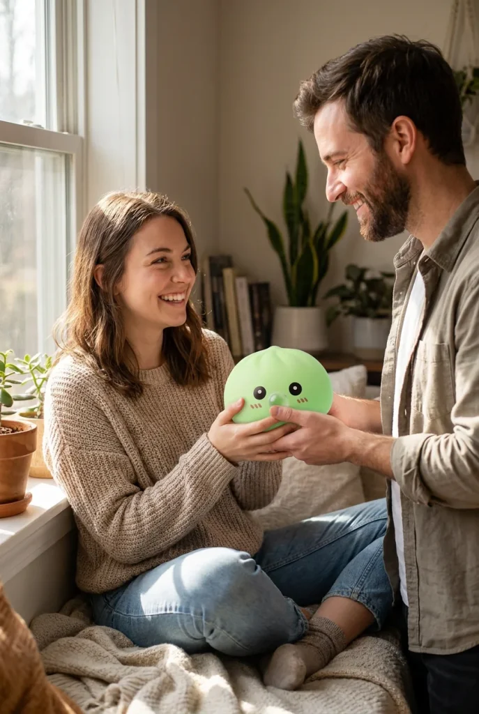 Dumpling Squishy Groen Fris Natuur als cadeau-idee