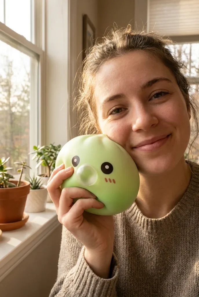 Dumpling Squishy Groen Fris Natuur in het dagelijks leven