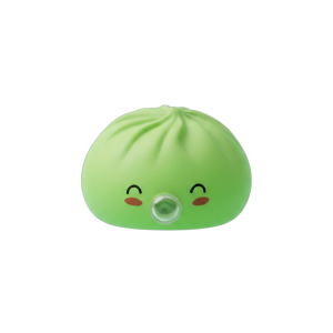 Dumpling Squishy Matcha Rare Blow Groen tijdens het knijpen, zacht materiaal