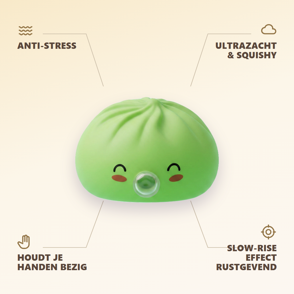 Dumpling Squishy Matcha Rare Blow Groen — zijn voordelen