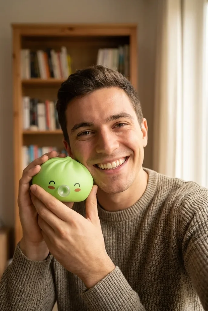 Dumpling Squishy Matcha Rare Blow Groen in het dagelijks leven