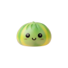 Squishy Dumpling Tie Dye Groen Swirl tijdens het knijpen, zacht materiaal