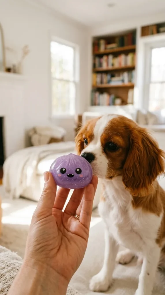 Dumpling Squishy Halloween Set van 5 met een knuffel