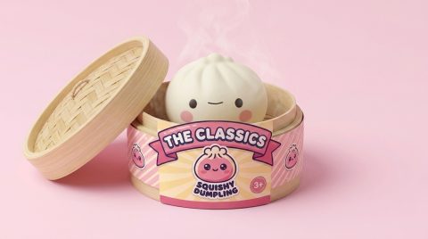 Dumpling Squishy Mystery Japans Kawaii – Set van 12 in het bamboe stoommandje