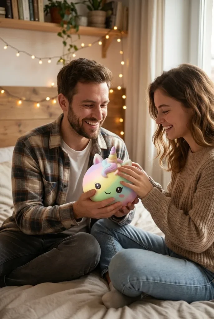 Jumbo Dumpling Squishy Eenhoorn Regenboog als cadeau-idee