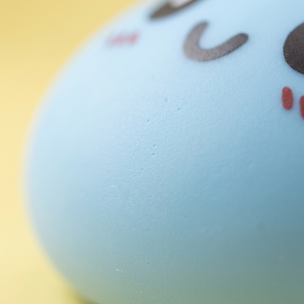 Squishy Dumpling Blue Giant Jumbo — macro-close-up van de textuur
