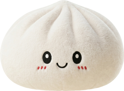 Squishy Dumpling Big Zacht Knuffelkussen tijdens het knijpen, zacht materiaal