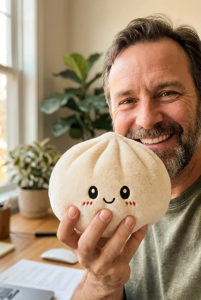 Squishy Dumpling Big Zacht Knuffelkussen in het dagelijks leven