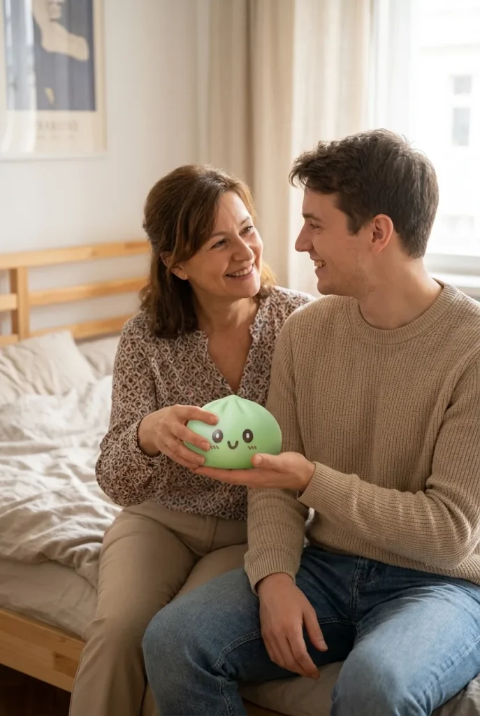 Dumpling Squishy Giant Green Jumbo 15 cm als cadeau-idee
