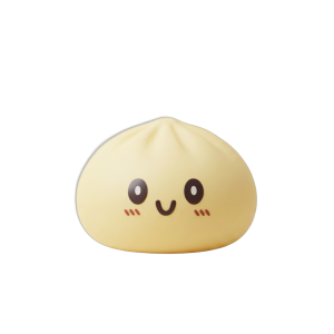 Dumpling Squishy Giant Geel – XXL Slow Rise tijdens het knijpen, zacht materiaal