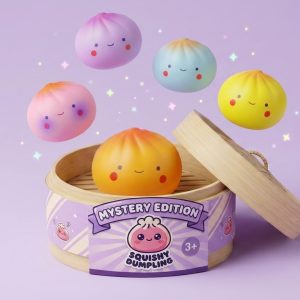 Dumpling Squishy Blind Box Mini – 24 Verrassingen tijdens het knijpen, zacht materiaal