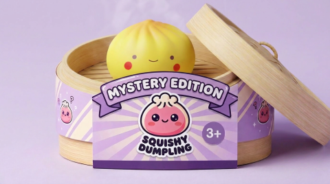 Dumpling Squishy Blind Box Mini – 24 Verrassingen in het bamboe stoommandje