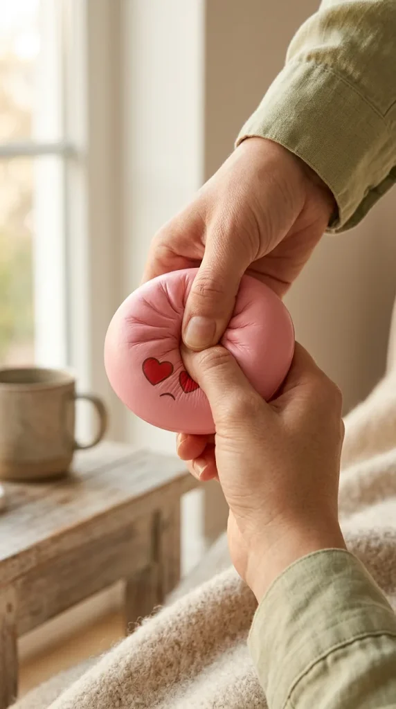 Mini Dumpling Squishy Mystery Box Bamboe tijdens het knijpen