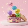 Mini Dumpling Squishy Metallic Mystery tijdens het knijpen, zacht materiaal
