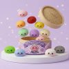 Mini Dumplings Squishy Mystery Verrassing tijdens het knijpen, zacht materiaal