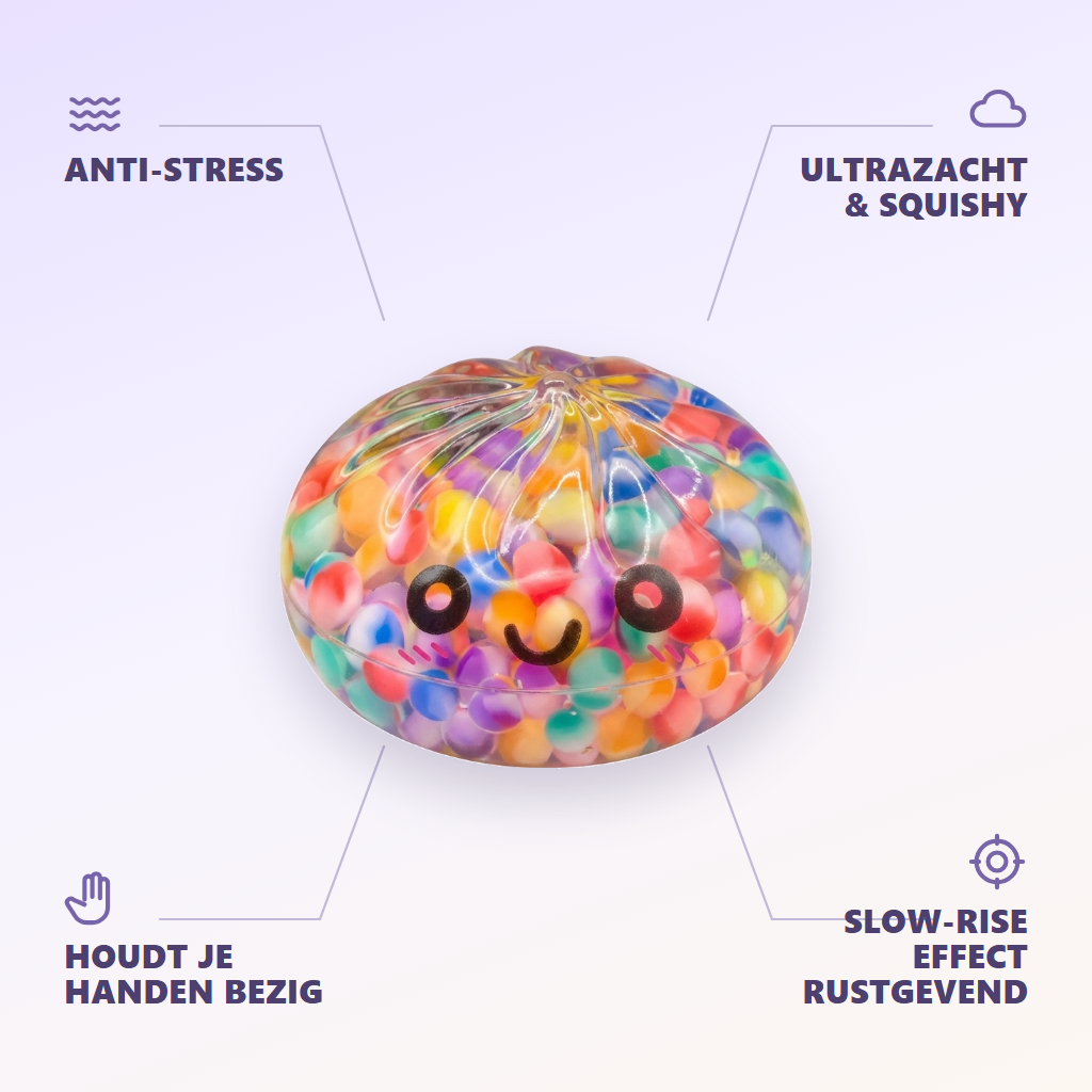 Mystery Dumpling Squishy Zachte Bubbel — zijn voordelen