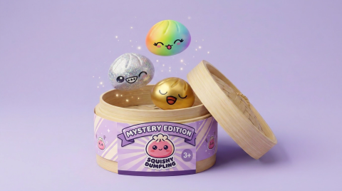 Rare Dumpling Squishy – Mystery Collector Editie tijdens het knijpen, zacht materiaal