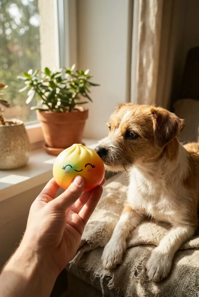 Rare Dumpling Squishy – Mystery Collector Editie met een knuffel