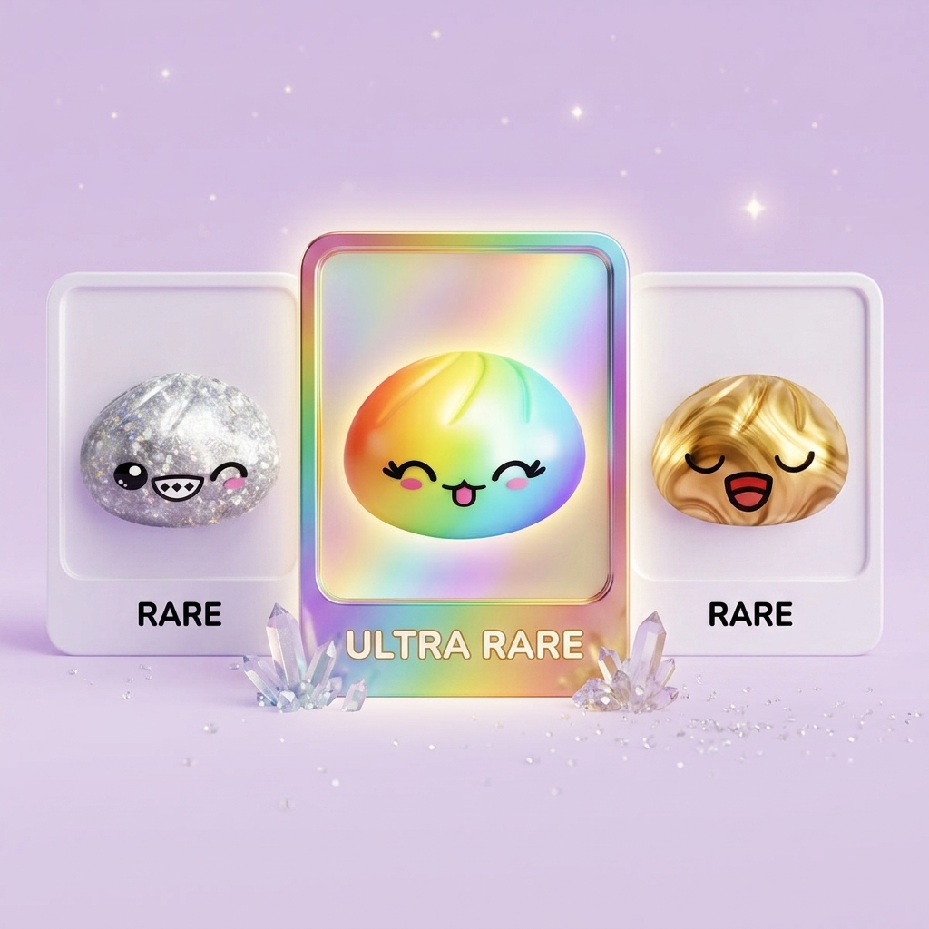 Rare Dumpling Squishy – Mystery Collector Editie tijdens het knijpen, zacht materiaal