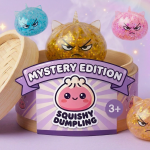 Glitter Dumpling Squishy Rare Unicorn Magic tijdens het knijpen, zacht materiaal