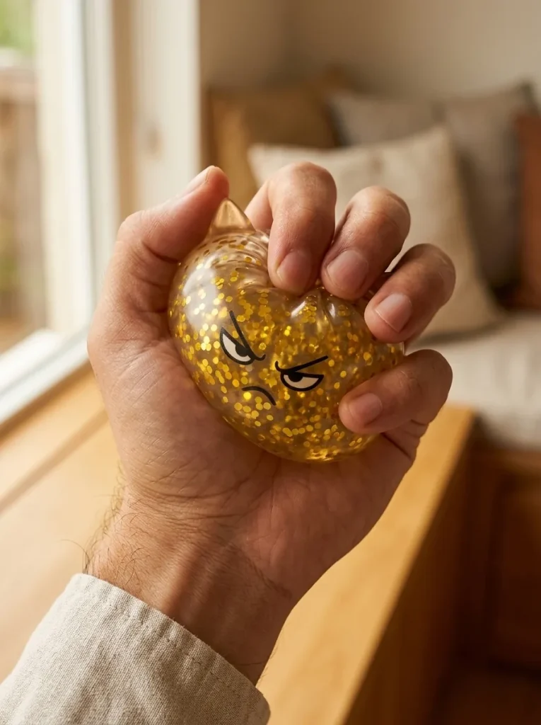 Glitter Dumpling Squishy Rare Unicorn Magic tijdens het knijpen