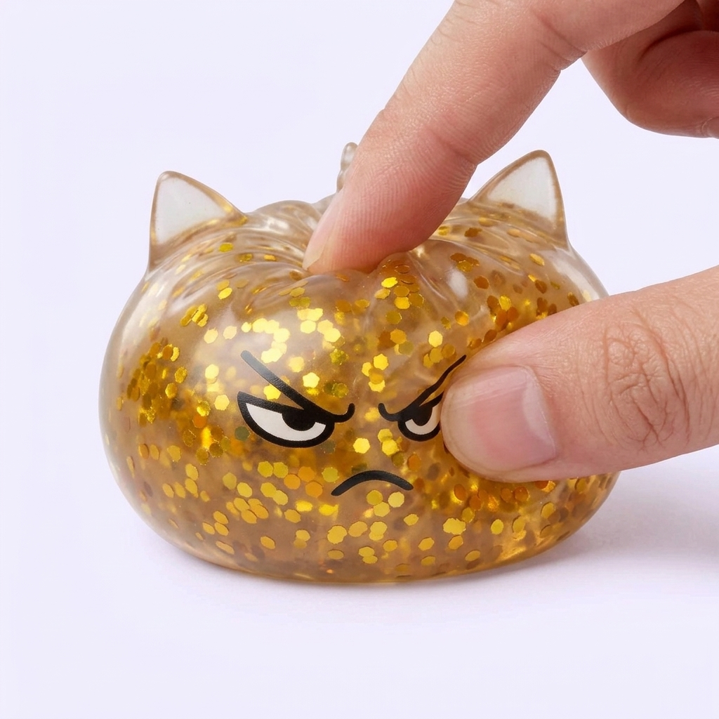 Glitter Dumpling Squishy Rare Unicorn Magic tijdens het knijpen, zacht materiaal