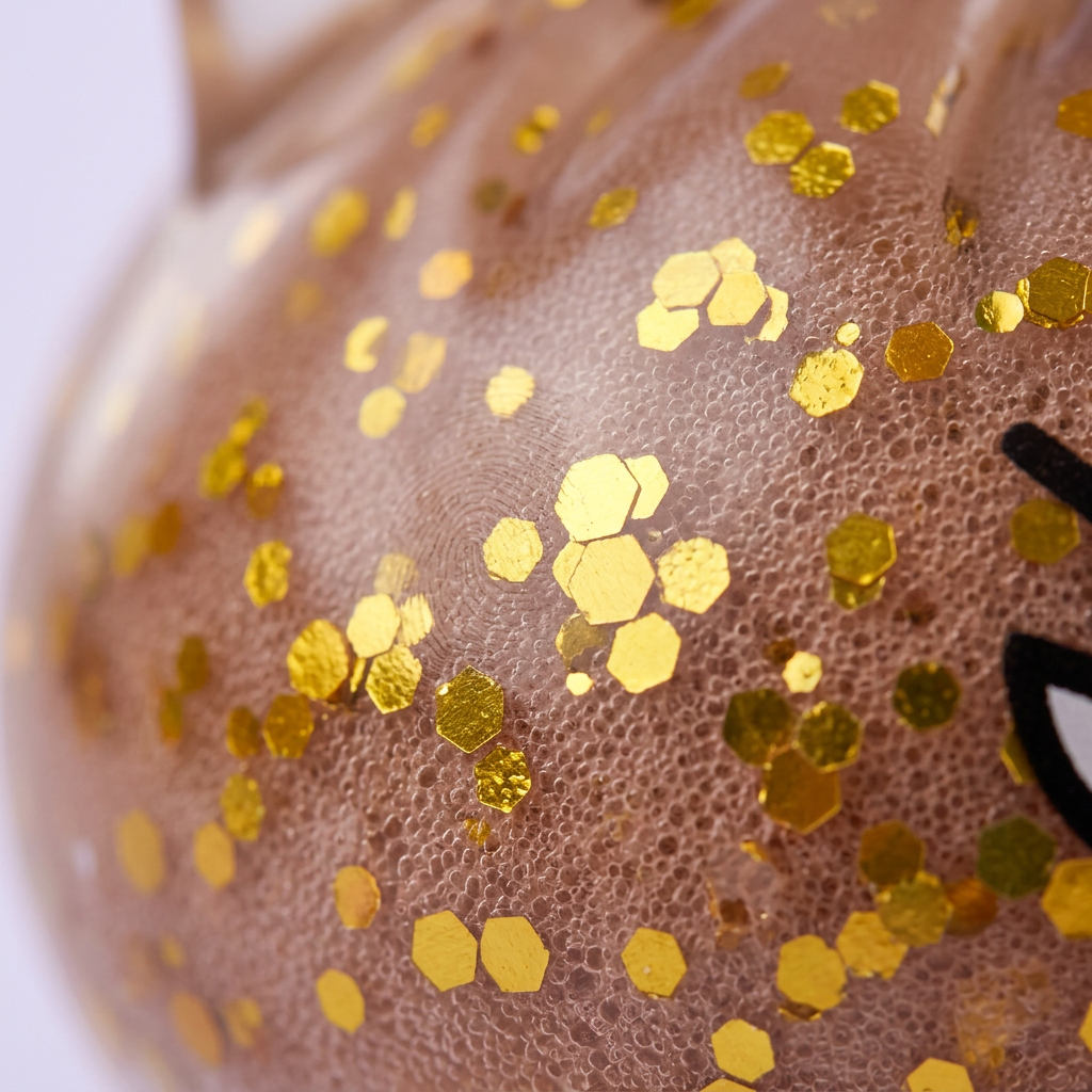 Glitter Dumpling Squishy Rare Unicorn Magic — macro-close-up van de textuur
