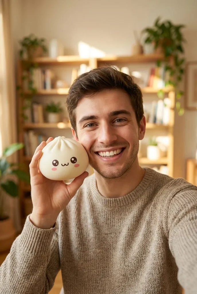 Mystery Dumpling Squishy Verrassingsbox in het dagelijks leven