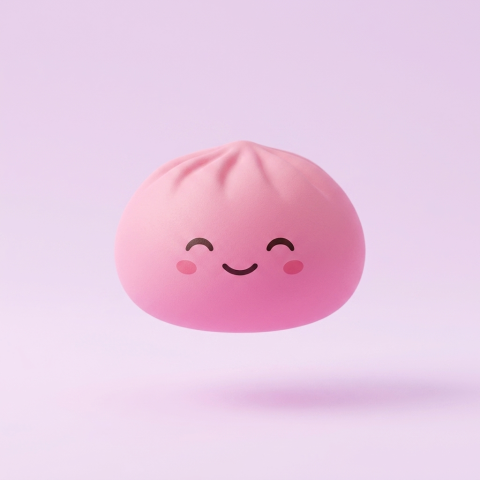 Mystery Dumpling Squishy Verrassingsbox tijdens het knijpen, zacht materiaal