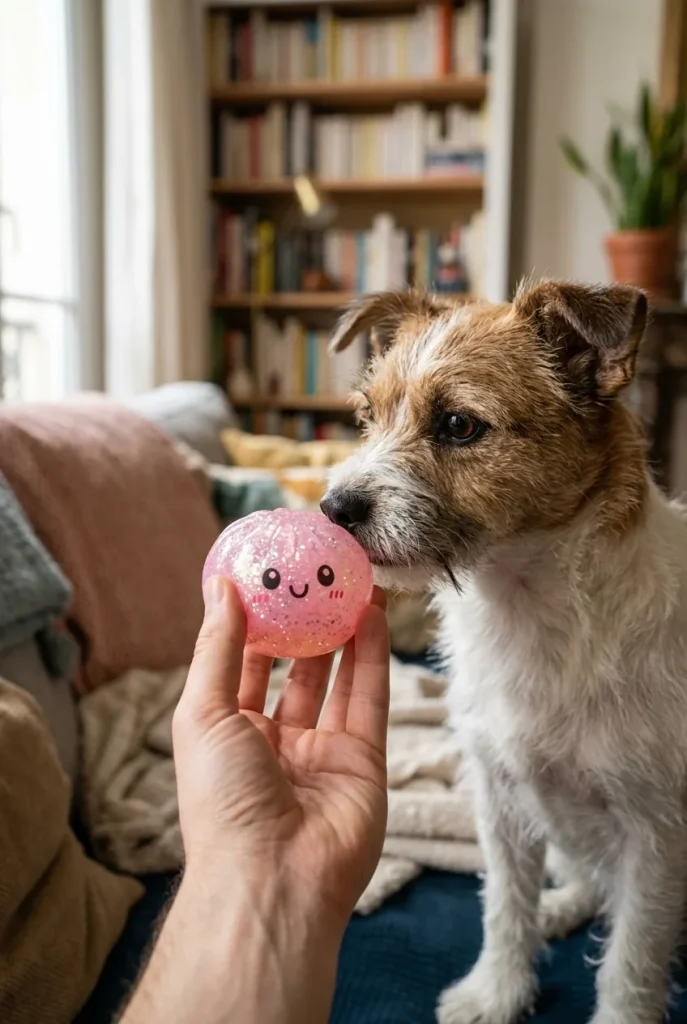 Dumplings Squishy Glitter Mystery – Glinsterende Verrassing met een knuffel